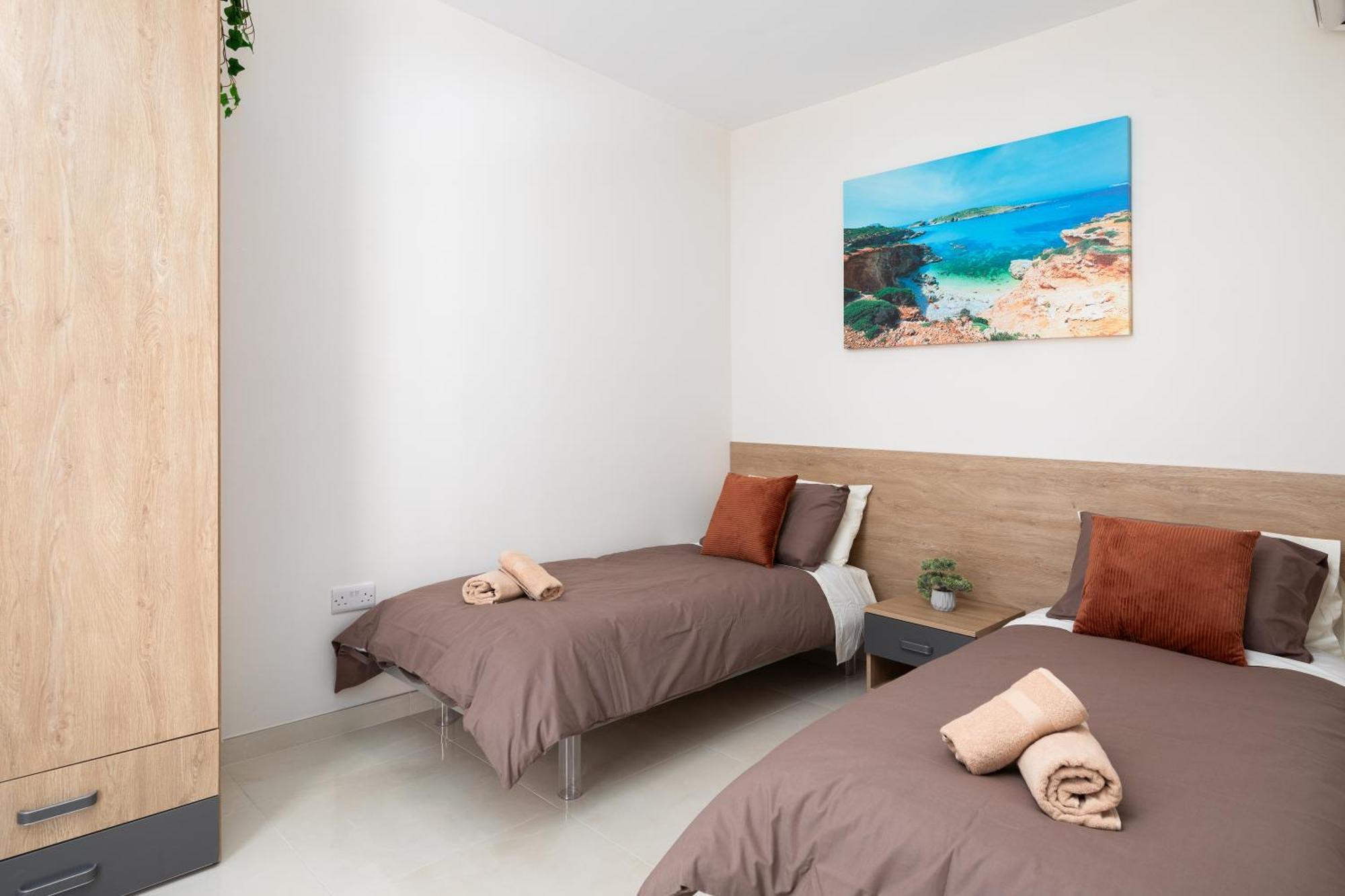 Edka Suites - Modern Sunlit 2Bd Apartments With Balconies - Close To Sliema Promenade, St Julian'S & St Georges Bay Gzira Zewnętrze zdjęcie